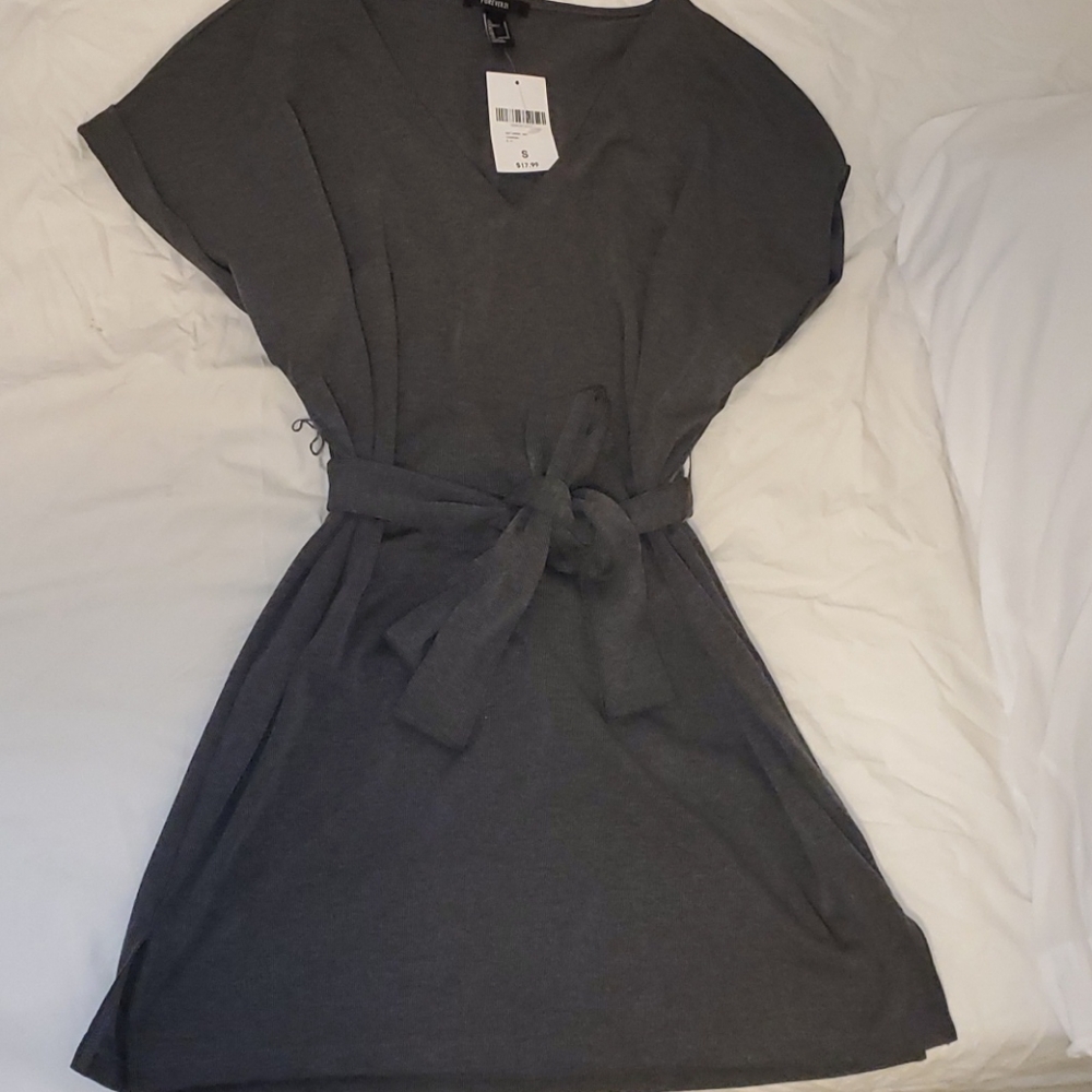 Knit should charcoal dress